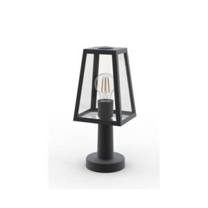 FIA Czarny mat E27 wys. 34cm. IP44 Lampa ogrodowa
