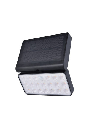 TUDA sterowany aplikacją, LED 8,5W czujnik PIR IP44 2700-6500K Naświetlacz solarny