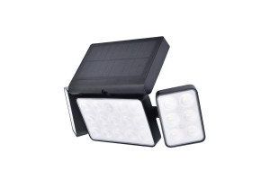 TUDA sterowany aplikacją, LED 13W czujnik PIR IP44 2700-6500K Naświetlacz solarny