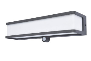 DOBLO - CZUJNIK PIR zasilanie solarne Antracyt 16,5W 4000K IP54 Kinkiet zewnętrzny