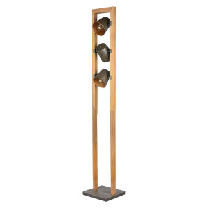 BELL Nikiel antyczny 3xE14 Lampa podłogowa Trio 401900367