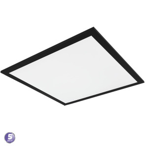 ALPHA Czarny mat szer.45cm. LED 18W 3000K Plafon Panel RL R62324532