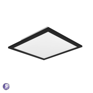 ALPHA Czarny mat szer.29cm. LED 13W 3000K Plafon Panel