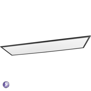 ALPHA Czarny mat szer.119cm. LED 34W 3000K Plafon Panel RL R62321232