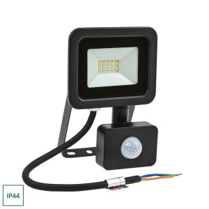 NOCTIS LUX 2 czarny 10W WW czujnik PIR 230V IP44 Naświetlacz