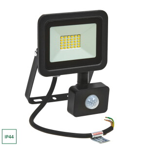 NOCTIS LUX 2 czarny 20W NW czujnik PIR 230V IP44 Naświetlacz