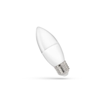 LED ŚWIECOWA 1W WW E-27 230V