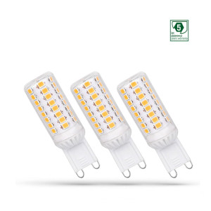 Trójpak LED Premium G9 4W WW DIM SMD ściemnialna 5 lat gwarancji ( na stanie 4op.)