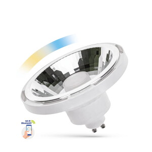 LED ES111 10W SMD 230V WHITE 30st CCT+DIMM Wi-Fi/BT Spectrum SMART