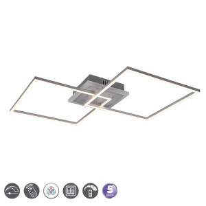 ARRIBO Tytanowy DIM PILOT RGBW 29W 3000K ściemnialna Lampa sufitowa RL R62843187