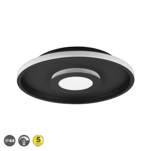 ASCARI Czarny mat LED LED 3 step dim. 35W 3000K IP44 ściemnialna łazienkowa lampa sufitowa Trio 680819332