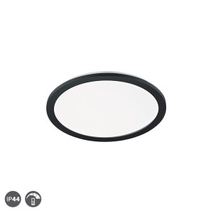 CAMILLA Czarny LED ściemnialny 22W IP44 3000K Plafon łazienkowy Trio 689214032