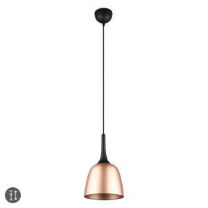 CHIRON Mosiądz mat śr.20cm. E27 Lampa wisząca Trio 310800108 ( Od ręki dostępne 2 szt. Wysyłka 24h. )
