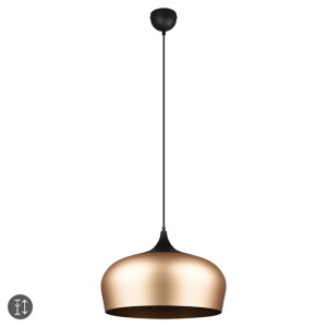 CHIRON Mosiądz mat śr.45cm. E27 Lampa wisząca Trio 310890108