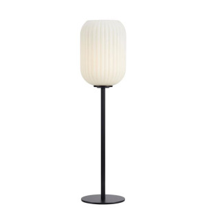 CAVA Czarny | Biały Ø 14cm E14 Lampka stołowa Markslojd 108252