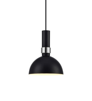 LARRY czarny | chrom E27 Lampa wisząca Markslojd 106861