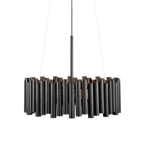 LEVEL czarny Ø 52cm 3xE27 Lampa wisząca Markslojd 107925