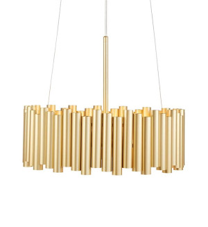 LEVEL złoty Ø 52cm 3xE27 Lampa wisząca Markslojd 108047
