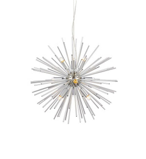 SOLEIL srebrny Ø 57cm 9xE14 Lampa wisząca Markslojd 108049