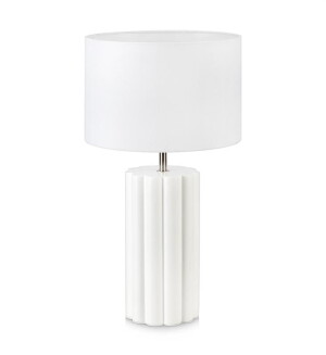 COLUMN biały Ø 24cm E14 Lampa stołowa Markslojd 108220