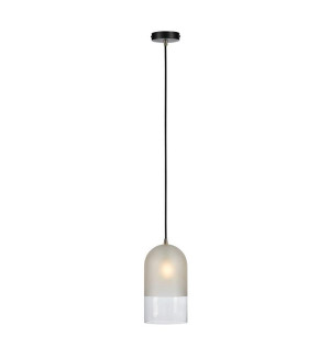 COPE Mrożony | Przeźroczysty | Czarny Ø 15cm E14 Lampa wisząca Markslojd 108225
