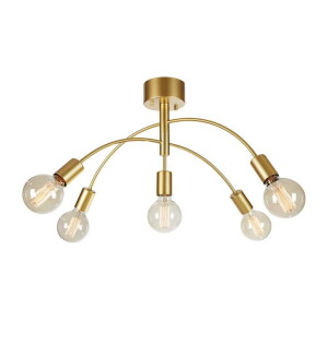 CYGNUS złoty Ø 70cm 5xE27 Lampa sufitowa Markslojd 108285