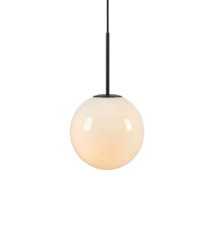 DIONE biały | czarny Ø 25cm E14 Lampa wisząca Markslojd 108267