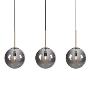 DIONE przydymiony | antyczny 3xE14 Lampa wisząca potrójna Markslojd 108270