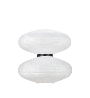 DUAL biały | czarny Ø 60cm 2xE27 Lampa wisząca Markslojd 108215