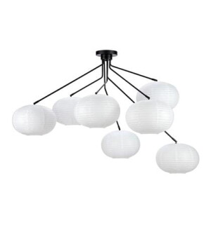 GALAXY czarny | biały 7xE14 Lampa sufitowa Markslojd 108216