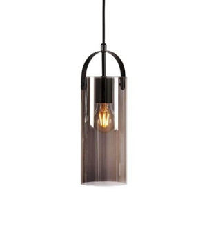 GLORY czarny | przydymiony Ø 12cm E27 Lampa wisząca Markslojd 108218