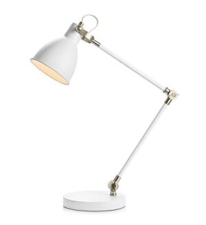 HOUSE biały | stalowy E27 Lampa stołowa kreślarska regulowana na wysięgniku Markslojd 107738
