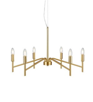 MONARCH złoty Ø 70cm 6xE14 Lampa wisząca Markslojd 108210