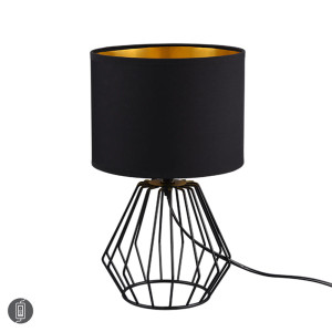 CHUCK Czarny E14 Lampka stołowa RL R50931002