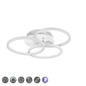 CIRCLE Biały mat DIM LED PILOT 27W 2700-6000K Lampa sufitowa RL R62823131