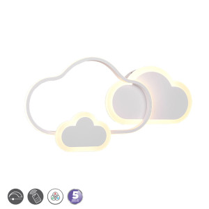 CLOUDY Biała LED RGBW DIM Pilot 29W 3000K Lampa ścienno - sufitowa RL R62263131