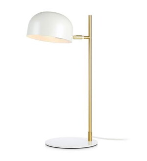 POSE biały | mosiądz E14 Lampka stołowa Markslojd 107937