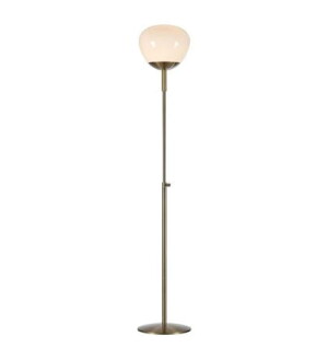 RISE antyczny | biały Ø 26cm E27 Lampa podłogowa stojąca Markslojd 108277