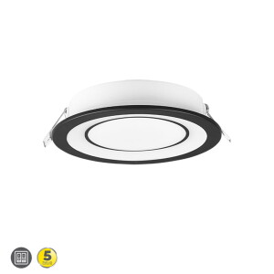 Core Czarny mat śr.8cm LED 5W 3000K Oczko sufitowe Trio 652510132