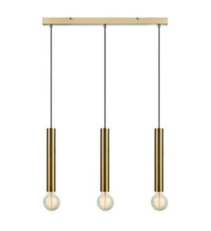 SENCILLO mosiądz 3xE27 Lampa wisząca Markslojd 108261