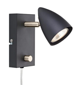CIRO czarny | stal GU10 Kinkiet regulowany Markslojd 107407