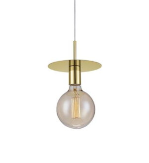 DISC złoty Ø 18cm E27 Lampa wisząca Markslojd 106150