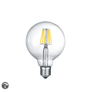 GLOBE E27 LED ściemnialna 8W 2700K Żarówka LED-Filament Trio 986-6810