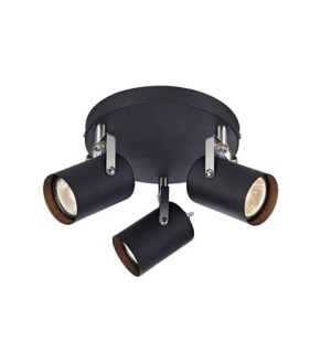 KEY czarny | stalowy Ø 24cm 3xGU10 Spot Markslojd 106422