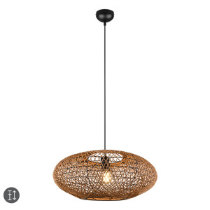 HEDDA Sizal Brąz E27 Lampa wisząca