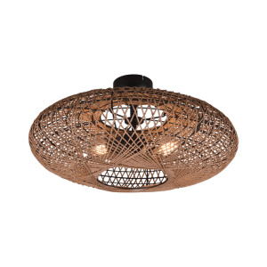 HEDDA Sizal Brąz 2xE27 Lampa sufitowa