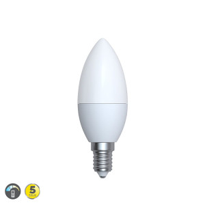 5,5W LED E 14 2200+2700+3000K KERZE Żarówka Switch Dim To Warm