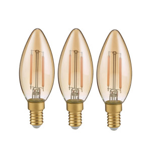 2W LED E14 2700K KERZE trójpak 3xE14