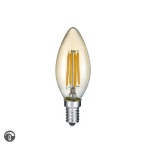 4W LED E14 2700K KERZE Żarówka filamnet Ściemnialna