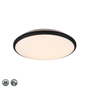 LIMBUS Czarny mat ściemnialny LED 20W 3000K Plafon